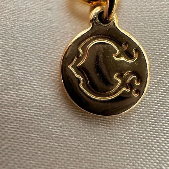 C Wonder yellow and gold tone link necklace - Picture 8 of 9